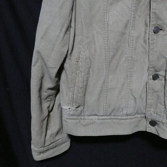 OLD NAVY | large | Button-Up Front Collared Corduroy Jacket | Sherpa Lined | EUC - Picture 5 of 14